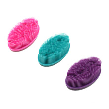 Silicone Sponge Bath Body Brush, Bath Scrub with Soft Massage Scrubber Brush for kids Shower Cleaning Scrubber Brush